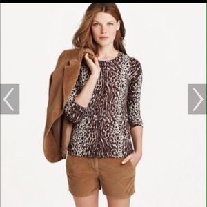 Jcrew leopard tippi sweater